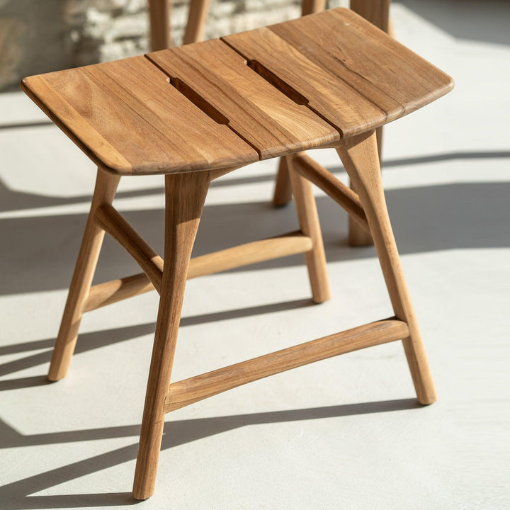 Osso Outdoor Stool by Ethnicraft Outdoor Dining Table Ethnicraft