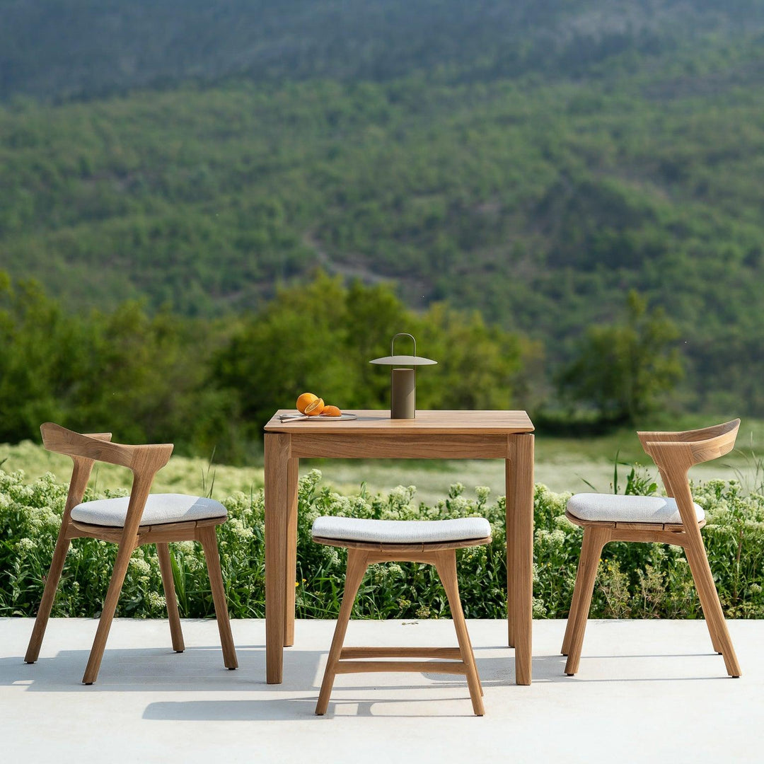 Osso Outdoor Stool by Ethnicraft Outdoor Dining Table Ethnicraft