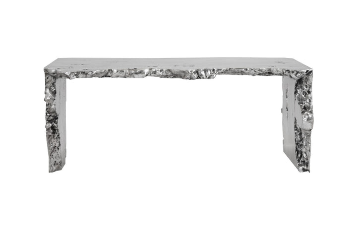 Waterfall Desk, Silver Leaf Desks Phillips Collection