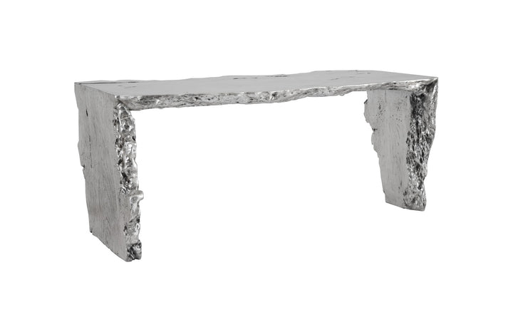 Waterfall Desk, Silver Leaf Desks Phillips Collection