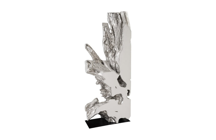 Freeform Sculpture White, Silver Leaf Sculptures & Statues Phillips Collection