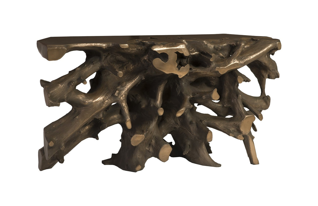 Beau Cast Root Console Table Bronze Consoles Phillips Collection