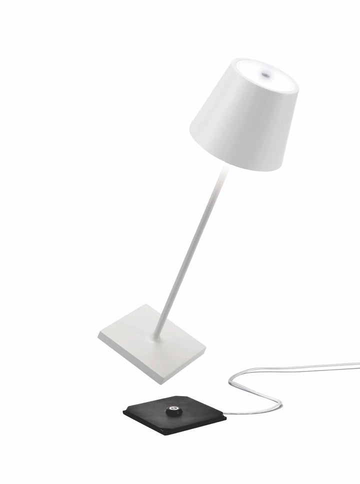 Poldina PRO Rechargeable LED Table Lamp Hanging Zafferano America