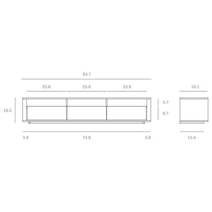 Shadow Media Console Media Cabs Ethnicraft