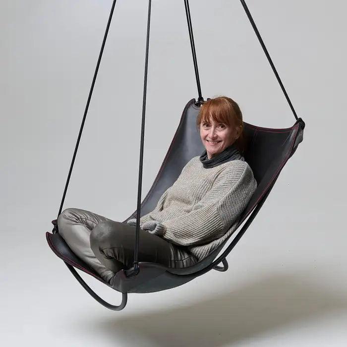 SLING BUTTERFLY Hanging Swing Chair Black Hanging Chairs Studio Stirling