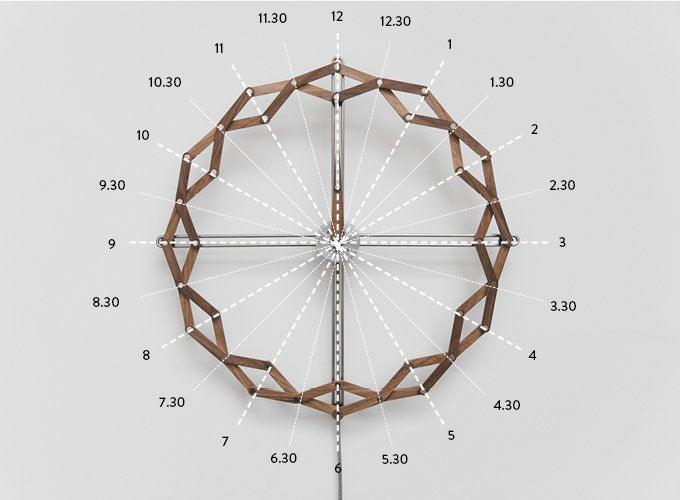 Solstice Kinetic Timepiece By Animaro Wall Decor Animaro