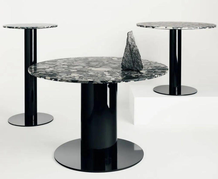 TUBE HIGH TABLE BLACK PEBBLE Bar Tables Tom Dixon