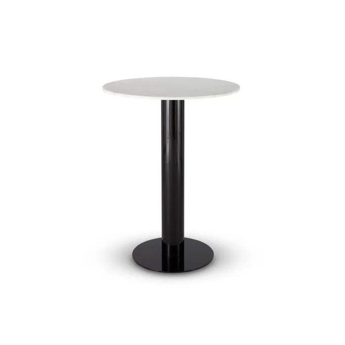 TUBE HIGH TABLE WHITE MARBLE Bar Tables Tom Dixon