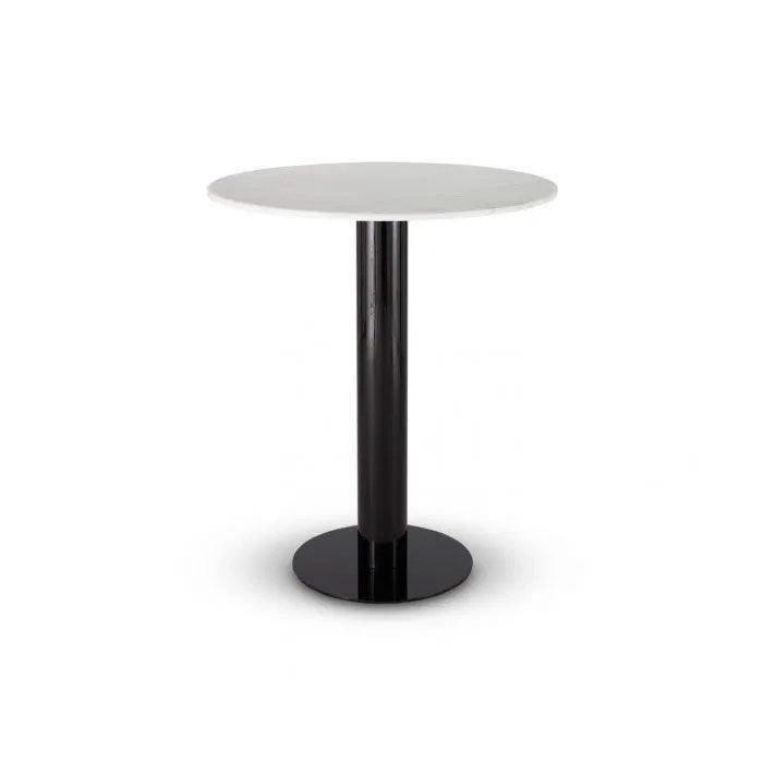 TUBE HIGH TABLE WHITE MARBLE Bar Tables Tom Dixon