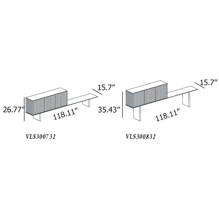 Velasca 3 Door Sideboard Sideboards Punt Mobles