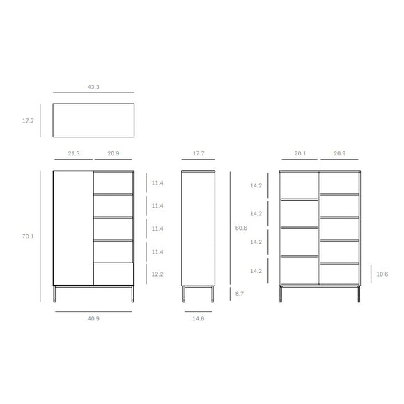 Whitebird Storage Cupboard Storage Cabinets Ethnicraft