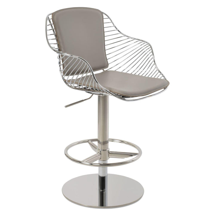 Zebra Arm Piston Stool by SohoConcept Bar Stool Soho Concept