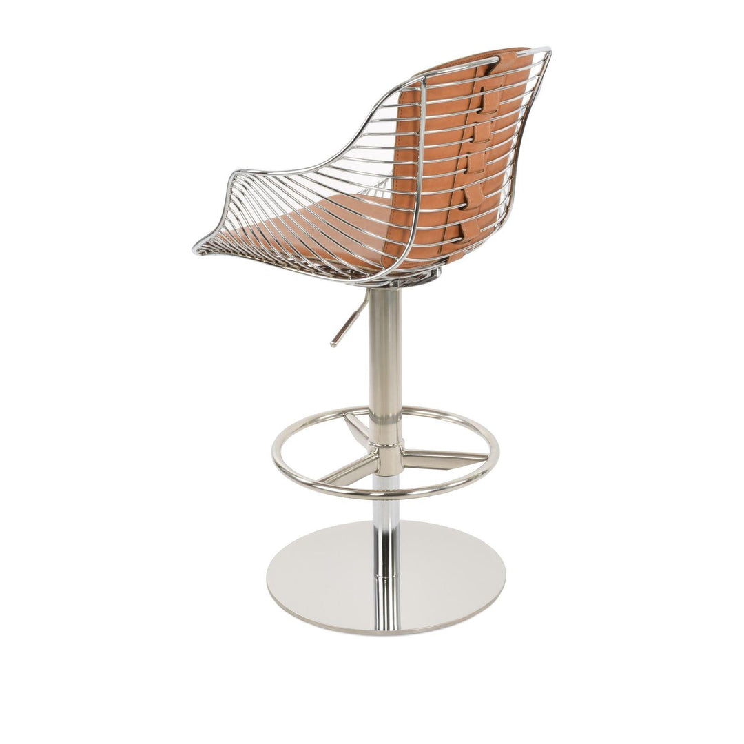 Zebra Arm Piston Stool by SohoConcept Bar Stool Soho Concept