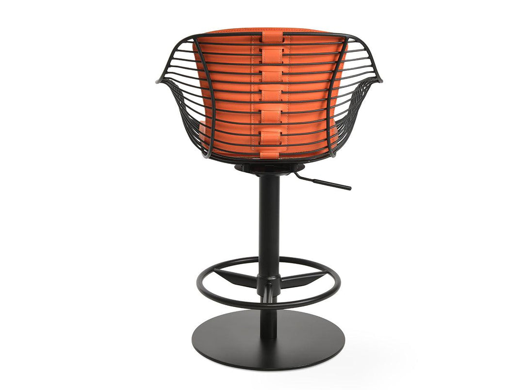 Zebra Arm Piston Stool by SohoConcept Bar Stool Soho Concept