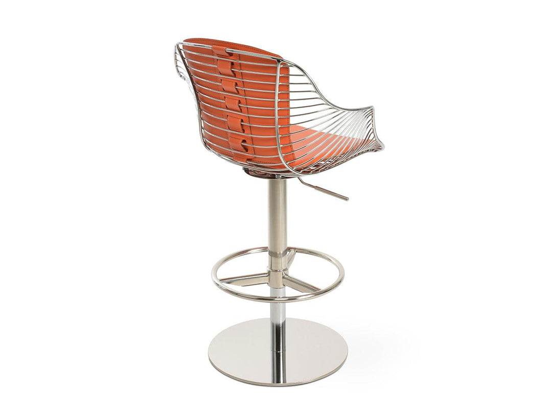 Zebra Arm Piston Stool by SohoConcept Bar Stool Soho Concept