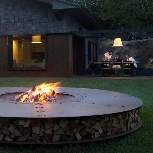 ZERO Steel FIRE PIT Outdoor / Outdoor Fire Table AK47 Design