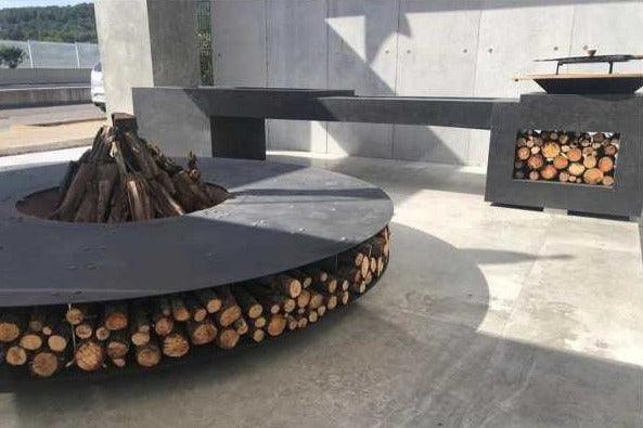 ZERO Steel FIRE PIT Outdoor / Outdoor Fire Table AK47 Design