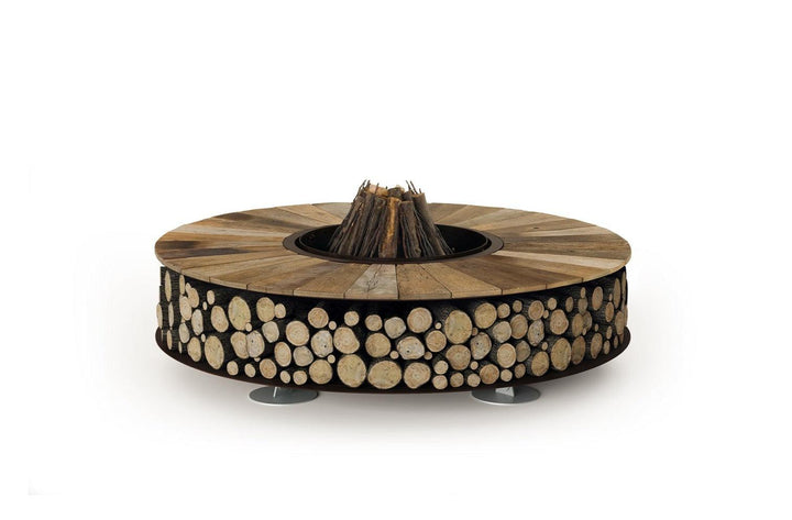 ZERO Wood FIRE PIT Outdoor / Outdoor Fire Table AK47 Design