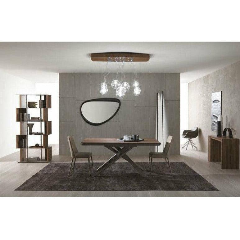 4x4 Expandable Table By Ozzio Extension Dining Table Ozzio Italia