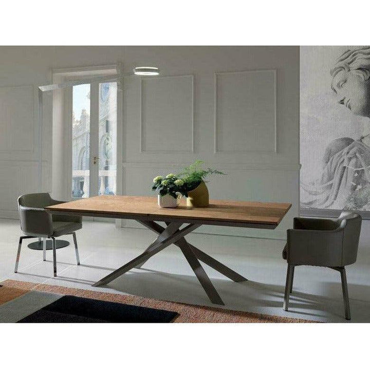 4x4 Expandable Table By Ozzio Extension Dining Table Ozzio Italia