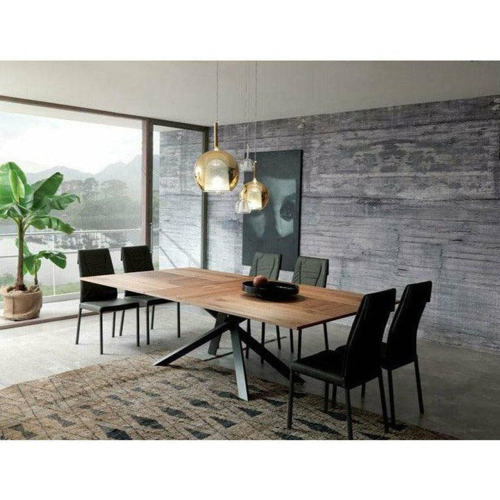 4x4 Expandable Table By Ozzio Extension Dining Table Ozzio Italia