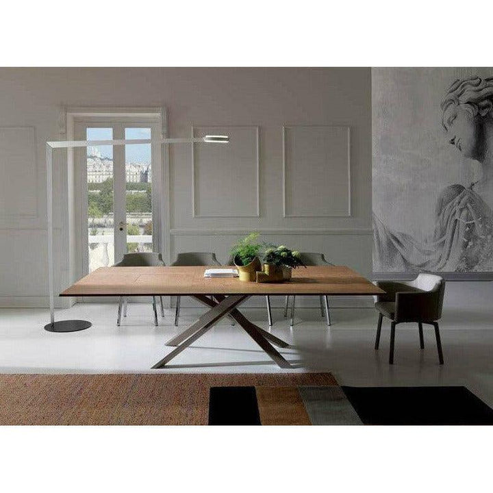 4x4 Expandable Table By Ozzio Extension Dining Table Ozzio Italia