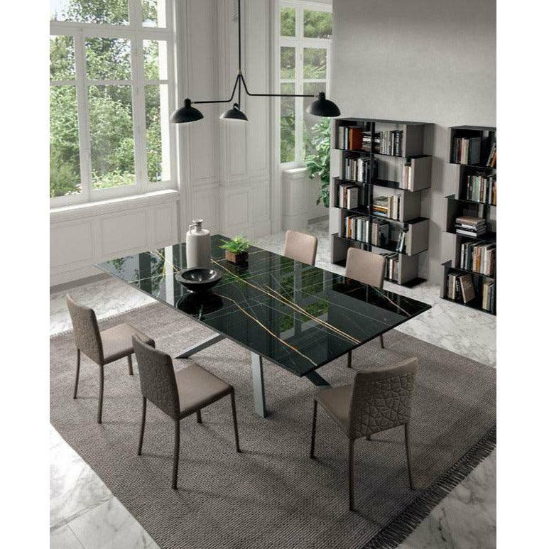 4x4 Expandable Table By Ozzio Extension Dining Table Ozzio Italia