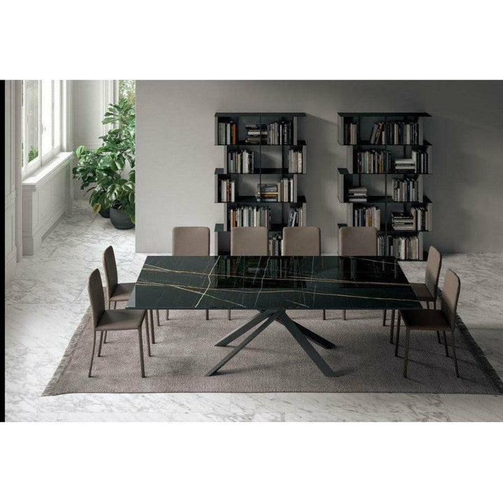 4x4 Expandable Table By Ozzio Extension Dining Table Ozzio Italia