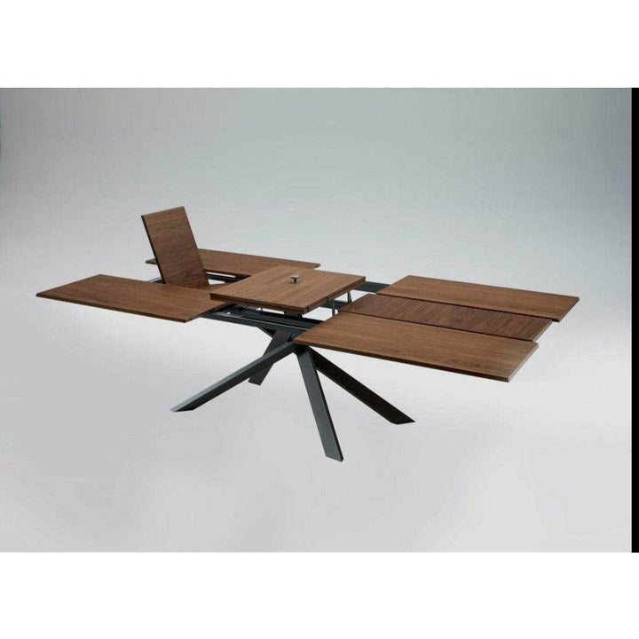 4x4 Expandable Table By Ozzio Extension Dining Table Ozzio Italia