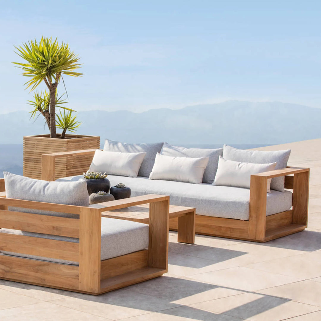 HAYMAN TEAK 3 SEAT SOFA Outdoor Sofa Harbour Outdoor