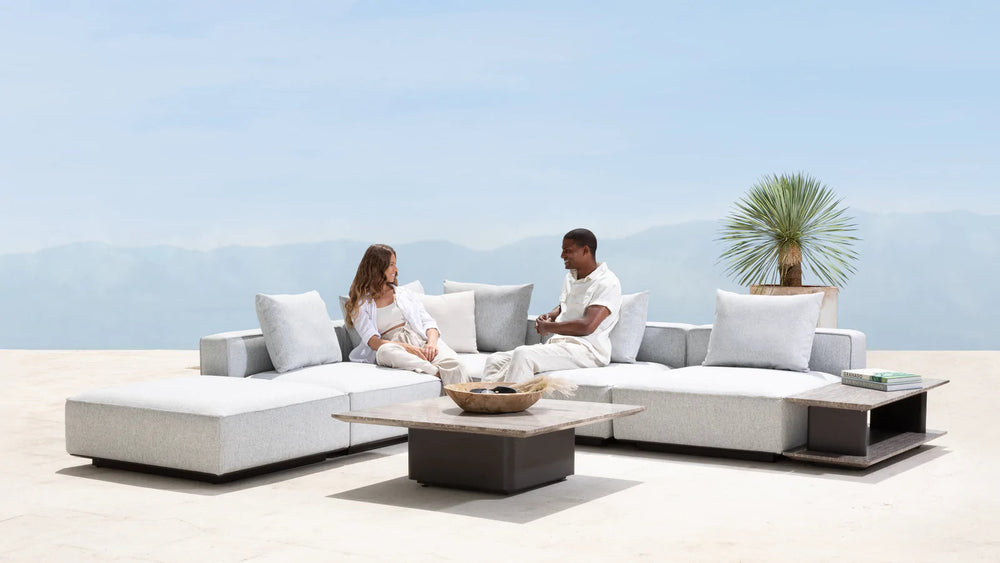 SANTORINI OUTDOOR LONG RETURN RIGHT Outdoor Sofa Harbour Outdoor