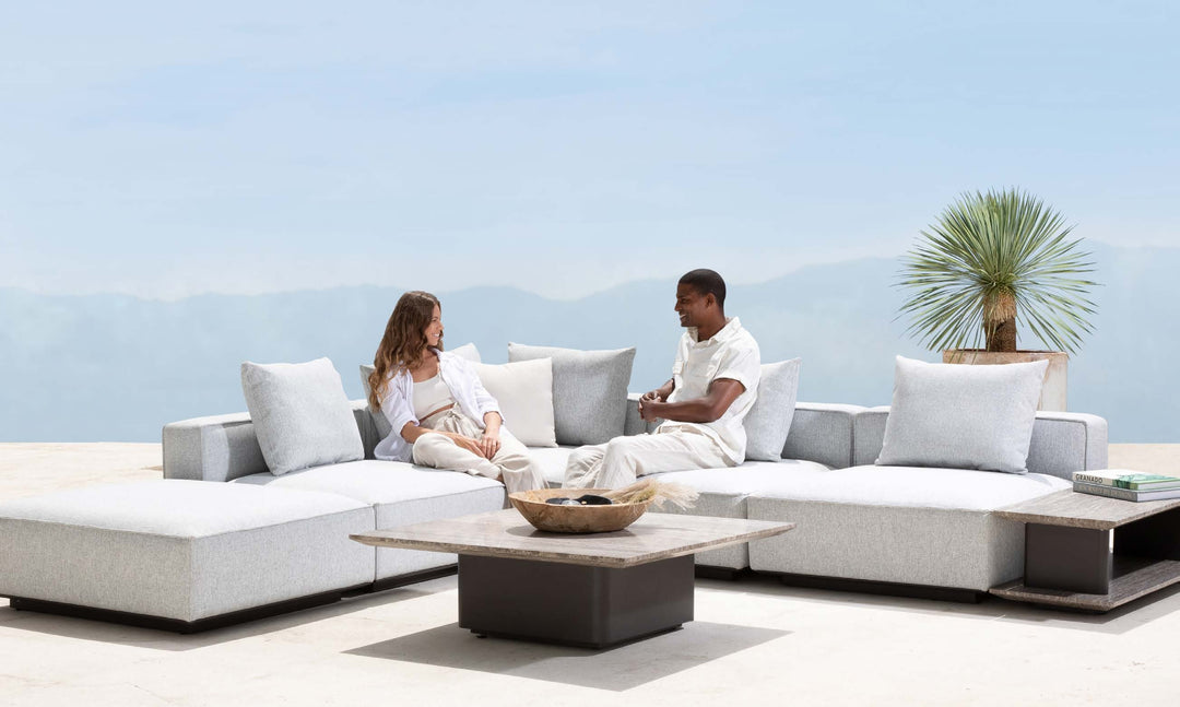 SANTORINI OUTDOOR 2 SEAT SOFA Outdoor Sofa Harbour