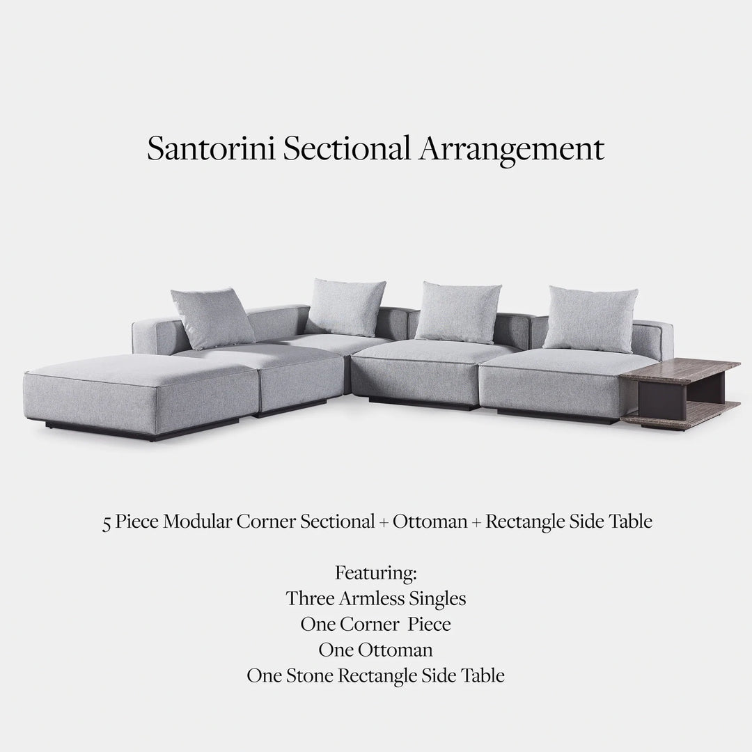 SANTORINI OUTDOOR OTTOMAN Outdoor Sofas Harbour Outdoor