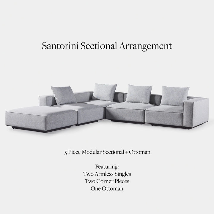 SANTORINI OUTDOOR OTTOMAN Outdoor Sofas Harbour Outdoor