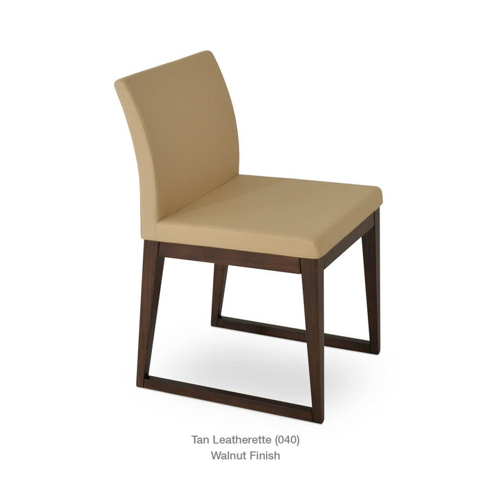 ARIA SLED WOOD CHAIR Dining Chairs Soho Concept