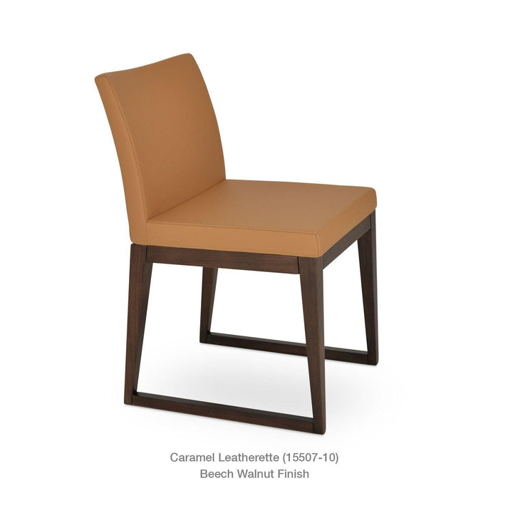 ARIA SLED WOOD CHAIR Dining Chairs Soho Concept