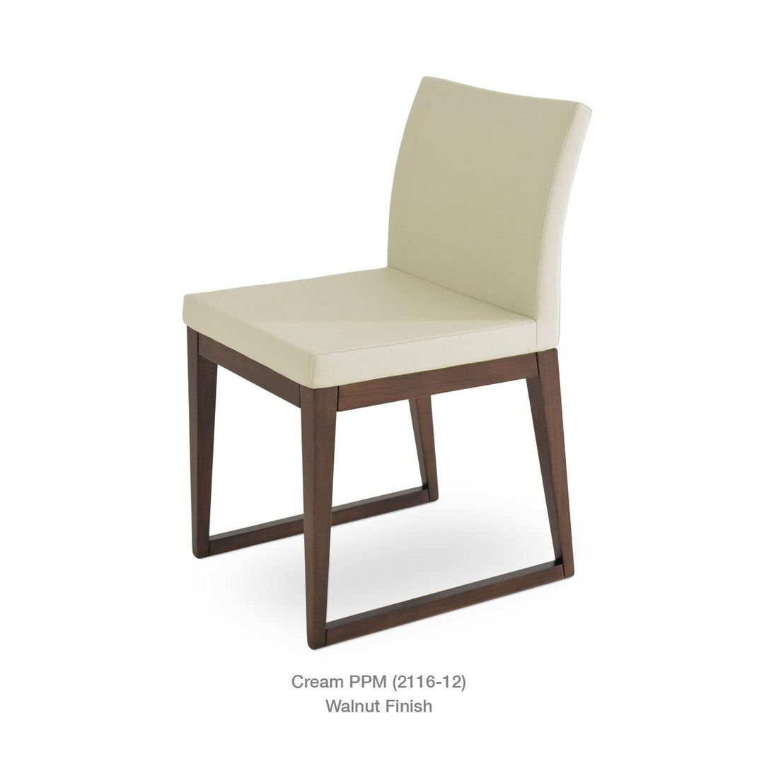 ARIA SLED WOOD CHAIR Dining Chairs Soho Concept