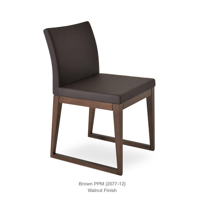 ARIA SLED WOOD CHAIR Dining Chairs Soho Concept