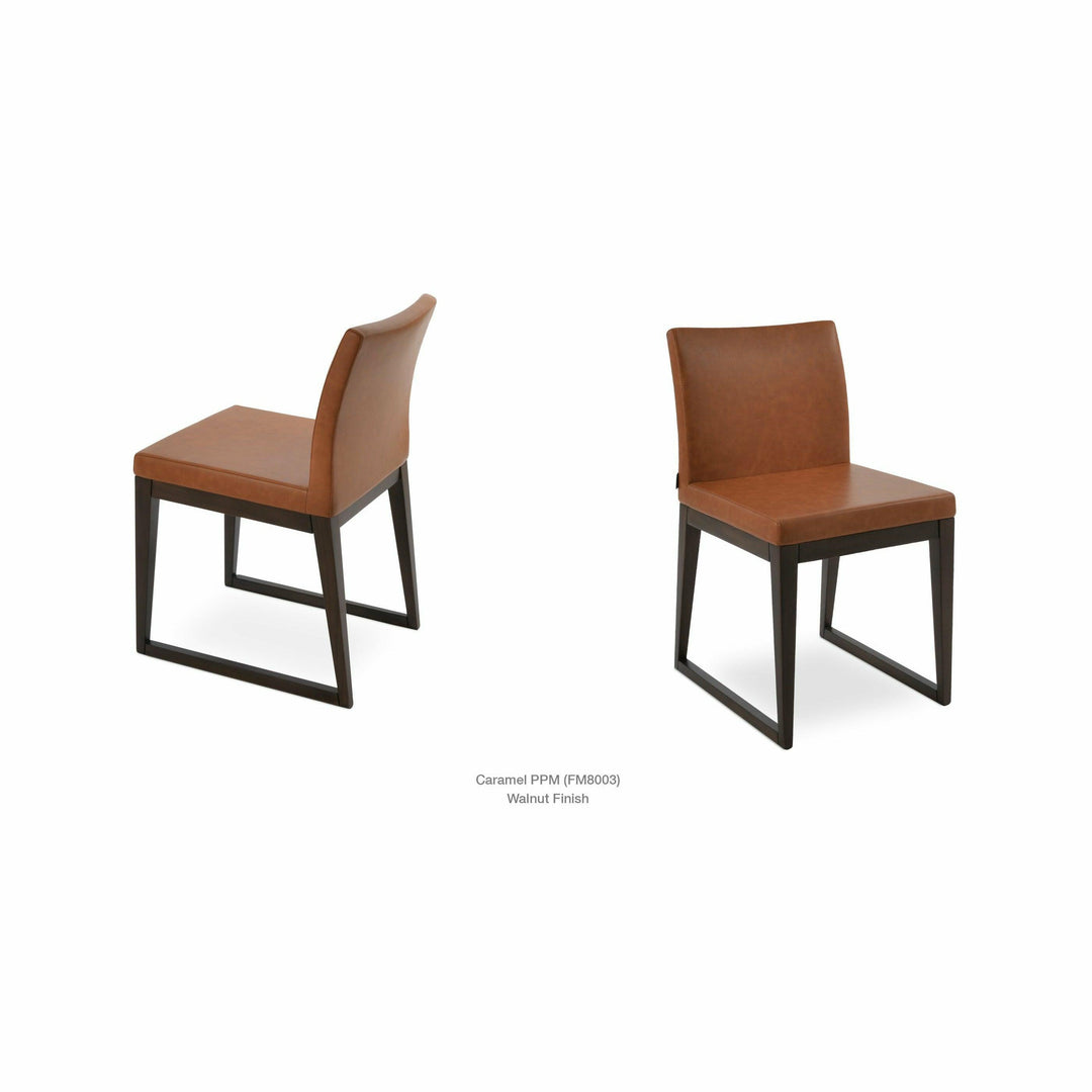 ARIA SLED WOOD CHAIR Dining Chairs Soho Concept