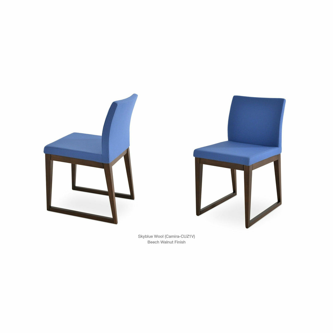 ARIA SLED WOOD CHAIR Dining Chairs Soho Concept