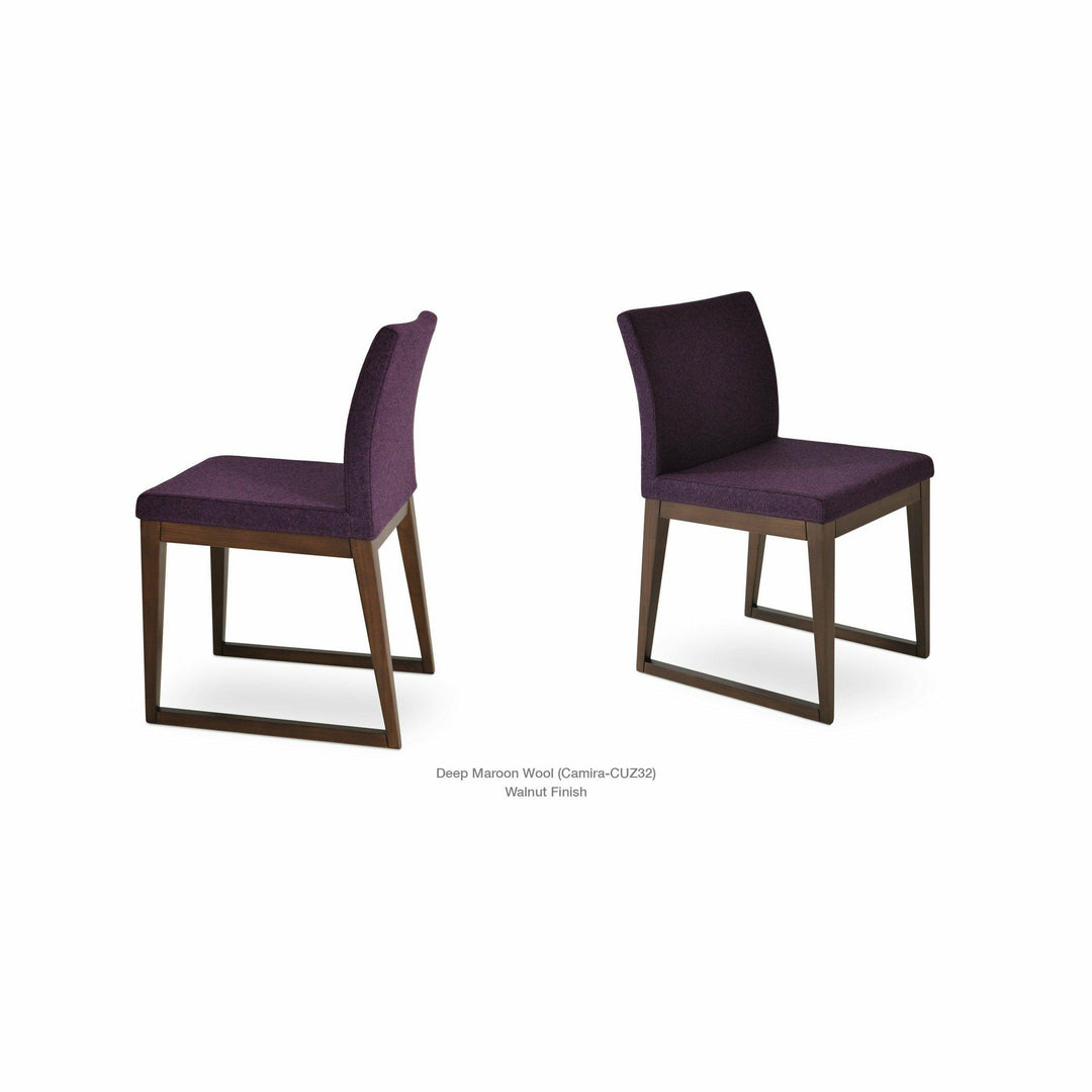 ARIA SLED WOOD CHAIR Dining Chairs Soho Concept