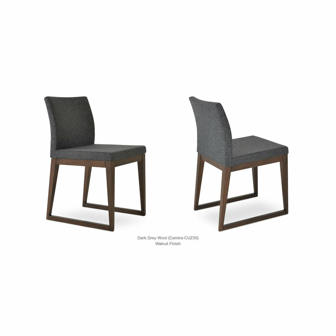 ARIA SLED WOOD CHAIR Dining Chairs Soho Concept