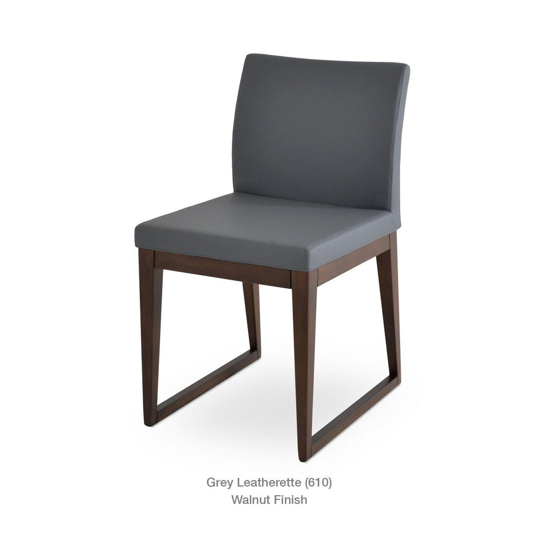 ARIA SLED WOOD CHAIR Dining Chairs Soho Concept