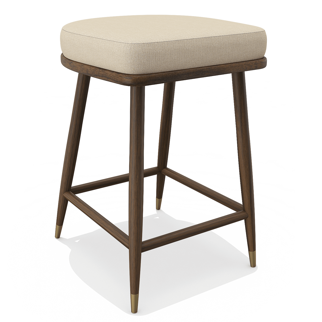 Walnut wood counter stool sale