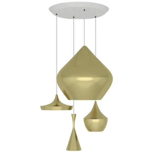 Beat Range Round Multi-Light LED Pendant Hanging Tom Dixon