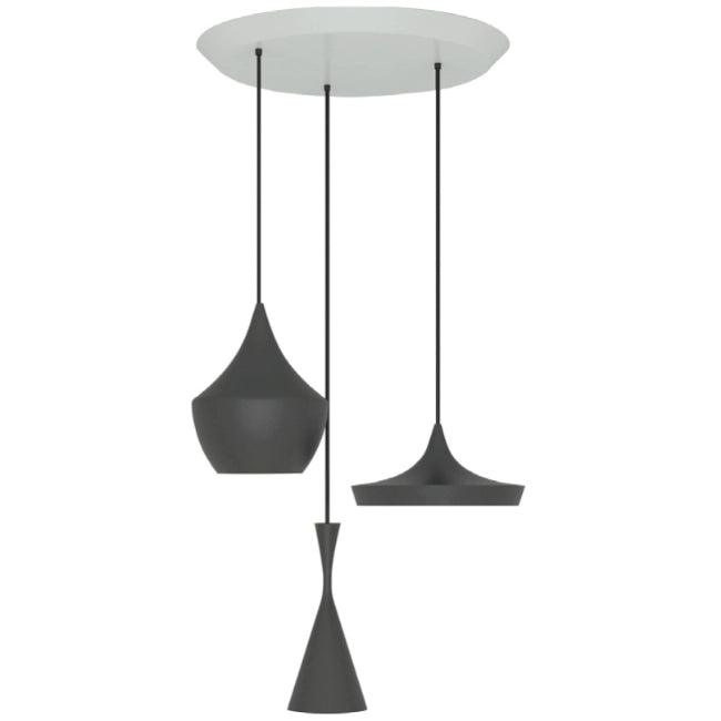 Beat Trio Round Multi-Light LED Pendant Hanging Tom Dixon