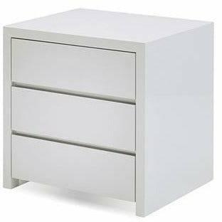 Blanche Three-Drawer Night Table Nightstand Mobital