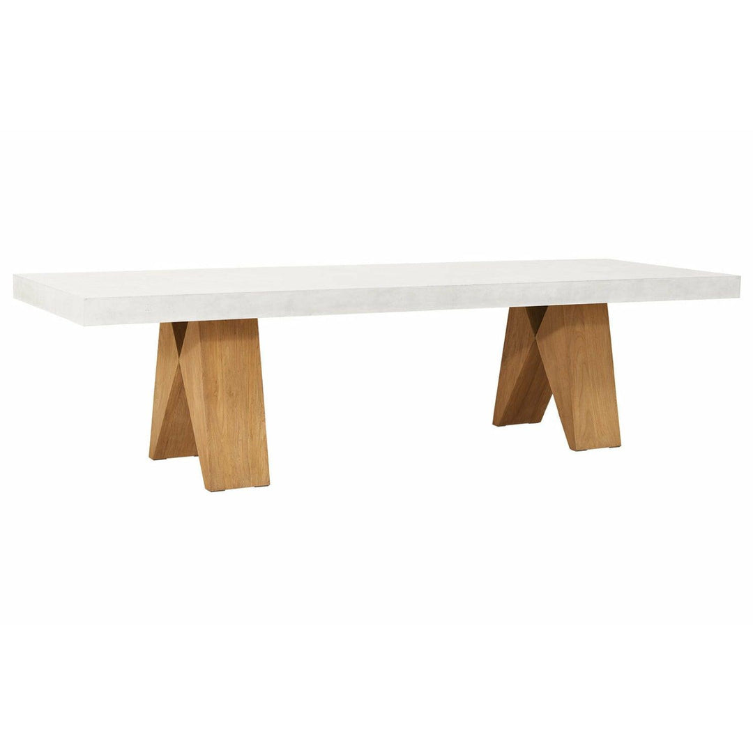 Clip Dining Table  Ivory White Outdoor Dining Tables Seasonal Living