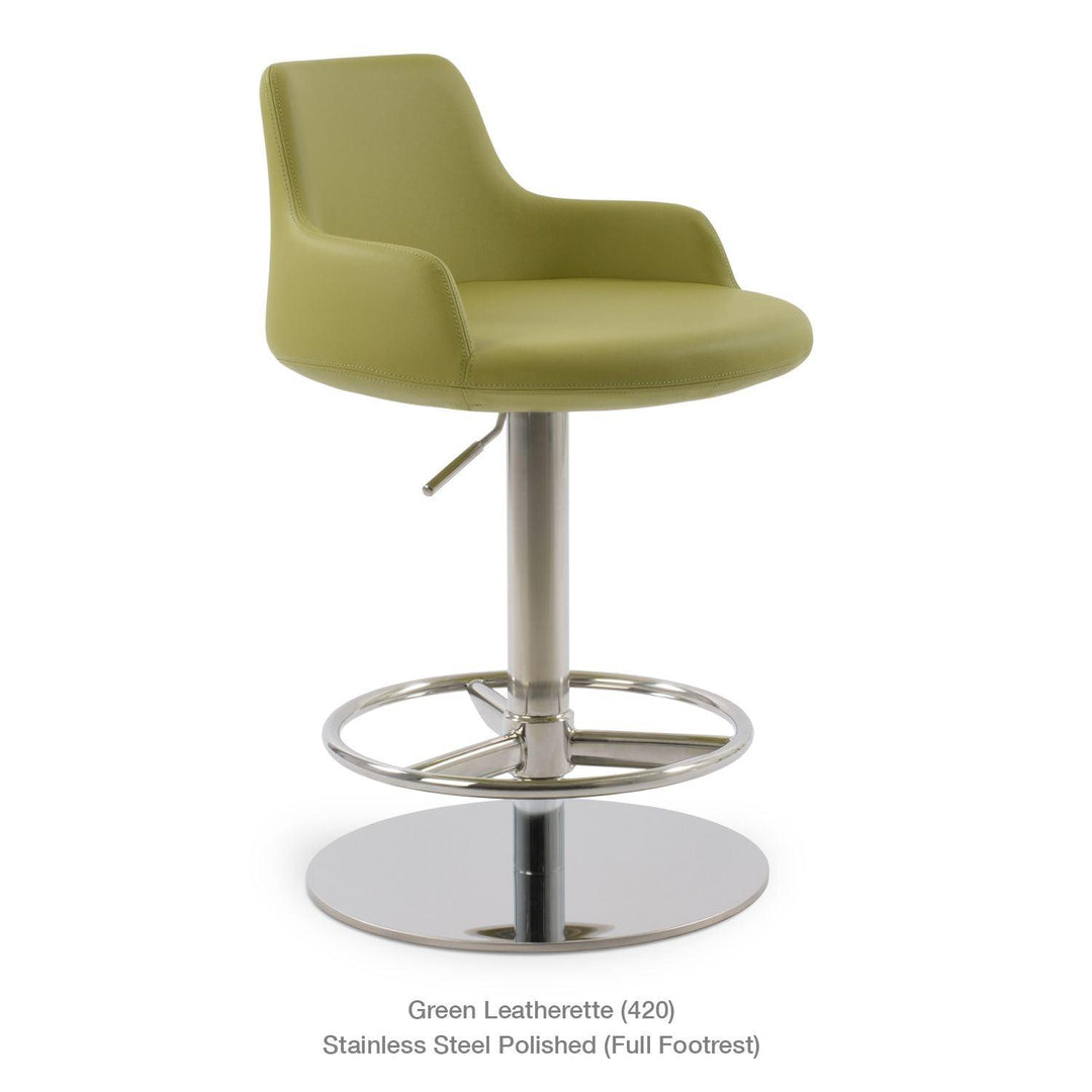 Dervish Piston Swivel Stool Bar Stools Soho Concept