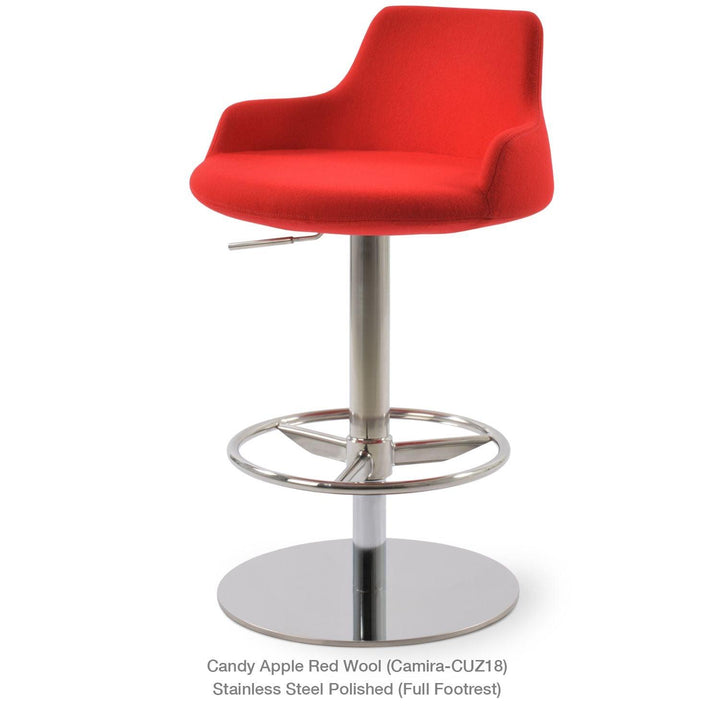 Dervish Piston Swivel Stool Bar Stool Soho Concept